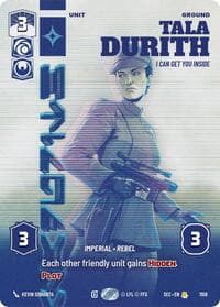 Tala Durith - I Can Get You Inside (Prestige Foil) - Secrets of Power - Star Wars: Unlimited card