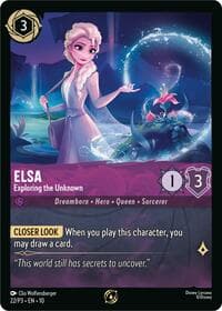 Elsa - Exploring the Unknown - Disney Lorcana Promo Cards - Disney Lorcana card