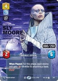 Sly Moore - Witness to Power (Serialized) - Secrets of Power - Star Wars: Unlimited card