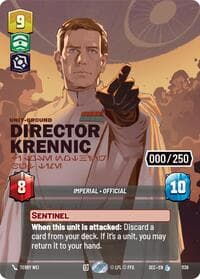 Director Krennic - I Lose Nothing But Time (Serialized) - Secrets of Power - Star Wars: Unlimited card