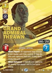 Grand Admiral Thrawn - Grand Schemer (Serialized) - Secrets of Power - Star Wars: Unlimited card