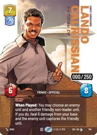 Lando Calrissian - Trust Me (Serialized) - Secrets of Power - Star Wars: Unlimited card