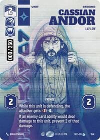Cassian Andor - Lay Low (Serialized) - Secrets of Power - Star Wars: Unlimited card