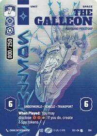 The Galleon - Marauding Pirate Ship (Serialized) - Secrets of Power - Star Wars: Unlimited card