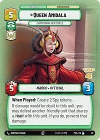 Queen Amidala - Championing Her People (Top 4) - Organized Play Promos - Star Wars: Unlimited card