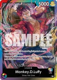 Monkey.D.Luffy (3rd Anniversary Tournament 3 Brothers Pack) - Carrying On His Will: 3rd Anniversary Tournament Cards - One Piece Card Game card