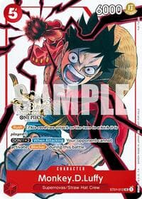 Monkey.D.Luffy - ST01-012 (3rd Anniversary Tournament 3 Brothers Pack) - Carrying On His Will: 3rd Anniversary Tournament Cards - One Piece Card Game card