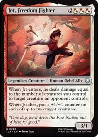 Jet, Freedom Fighter - Avatar: The Last Airbender - Magic: The Gathering card