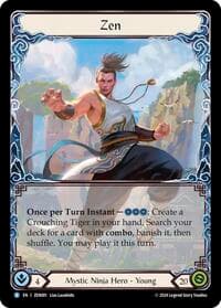 Zen - Blitz Deck: Part the Mistveil - Zen - Flesh and Blood TCG card