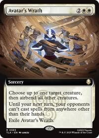 Avatar's Wrath (Extended Art) - Avatar: The Last Airbender - Magic: The Gathering card