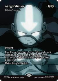 Aang's Shelter - Teferi's Protection (Borderless) - Avatar: The Last Airbender: Eternal-Legal - Magic: The Gathering card