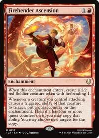 Firebender Ascension - Avatar: The Last Airbender - Magic: The Gathering card