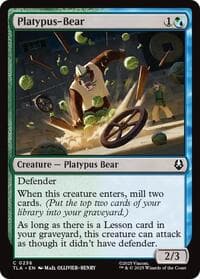 Platypus-Bear - Avatar: The Last Airbender - Magic: The Gathering card