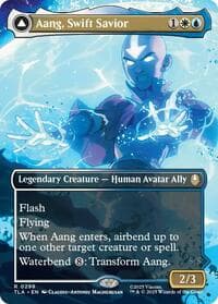 Aang, Swift Savior (0298) (Borderless) - Avatar: The Last Airbender - Magic: The Gathering card