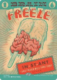Brain Freeze - Secret Lair Countdown Kit - Magic: The Gathering card