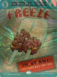 Brain Freeze (Halo Foil) - Secret Lair Countdown Kit - Magic: The Gathering card