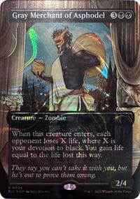 Gray Merchant of Asphodel (Halo Foil) - Secret Lair Countdown Kit - Magic: The Gathering card