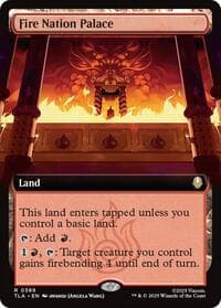 Fire Nation Palace (Extended Art) - Avatar: The Last Airbender - Magic: The Gathering card
