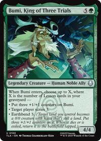 Bumi, King of Three Trials - Avatar: The Last Airbender - Magic: The Gathering card