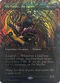 Ob Nixilis, the Fallen (Halo Foil) - Secret Lair Countdown Kit - Magic: The Gathering card