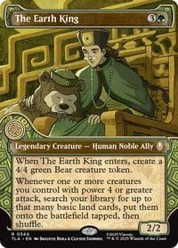 The Earth King (Showcase) - Avatar: The Last Airbender - Magic: The Gathering card