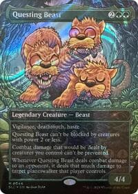 Questing Beast (Halo Foil) - Secret Lair Countdown Kit - Magic: The Gathering card
