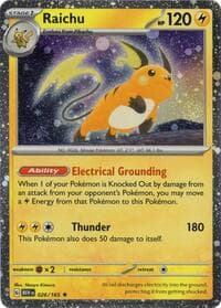 Raichu 026/165 (Cosmos Holo) - Miscellaneous Cards & Products - Pokemon card