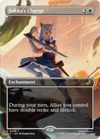 Sokka's Charge (Borderless) - Avatar: The Last Airbender: Eternal-Legal - Magic: The Gathering card