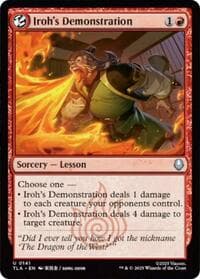 Iroh's Demonstration - Avatar: The Last Airbender - Magic: The Gathering card