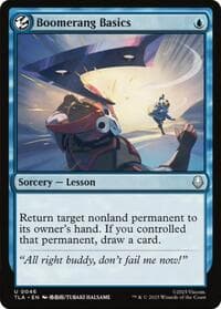 Boomerang Basics - Avatar: The Last Airbender - Magic: The Gathering card