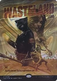Wasteland (Halo Foil) - Secret Lair Countdown Kit - Magic: The Gathering card