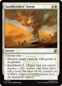 Sandbenders' Storm - Avatar: The Last Airbender - Magic: The Gathering card