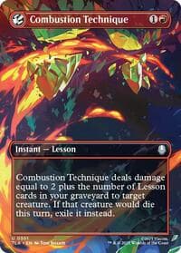 Combustion Technique (Borderless) - Avatar: The Last Airbender - Magic: The Gathering card