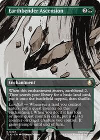 Earthbender Ascension (Borderless) - Avatar: The Last Airbender - Magic: The Gathering card