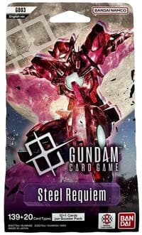 Steel Requiem Sleeved Booster Pack - Steel Requiem - Gundam Card Game card