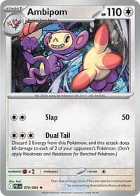 Ambipom - ME02: Phantasmal Flames - Pokemon card