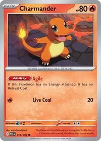 Charmander - ME02: Phantasmal Flames - Pokemon card