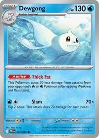 Dewgong - ME02: Phantasmal Flames - Pokemon card