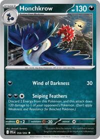 Honchkrow - ME02: Phantasmal Flames - Pokemon card
