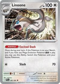 Linoone - ME02: Phantasmal Flames - Pokemon card