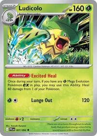 Ludicolo - ME02: Phantasmal Flames - Pokemon card