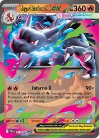 Mega Charizard X ex - ME02: Phantasmal Flames - Pokemon card