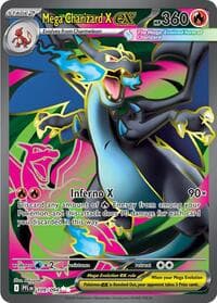 Mega Charizard X ex - ME02: Phantasmal Flames - Pokemon card