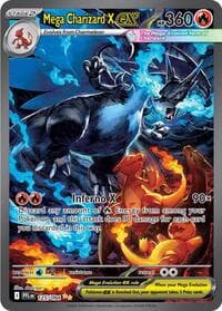 Mega Charizard X ex - ME02: Phantasmal Flames - Pokemon card