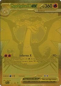 Mega Charizard X ex - ME02: Phantasmal Flames - Pokemon card
