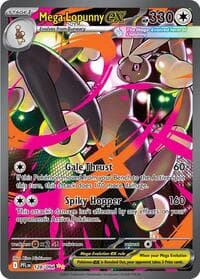 Mega Lopunny ex - ME02: Phantasmal Flames - Pokemon card