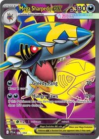 Mega Sharpedo ex - ME02: Phantasmal Flames - Pokemon card