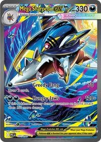 Mega Sharpedo ex - ME02: Phantasmal Flames - Pokemon card