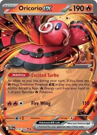Oricorio ex - ME02: Phantasmal Flames - Pokemon card