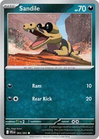 Sandile - ME02: Phantasmal Flames - Pokemon card